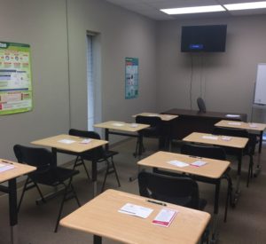 empty global vocational training center classroom