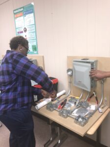 hands on training on an electrical system